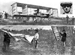 Primer vuelo de André Bellot. (Cubaperiodistas)