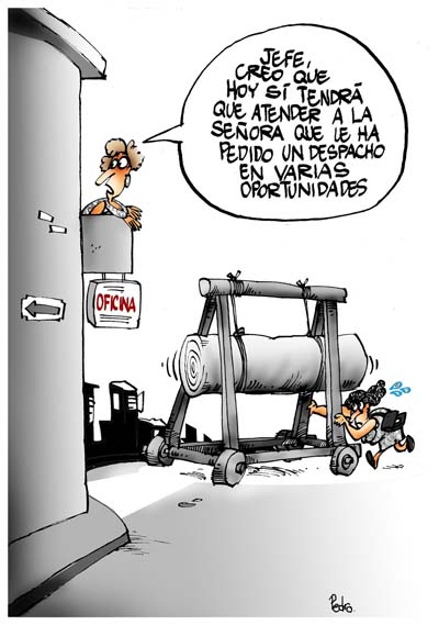 Caricatura de Pedro Méndez